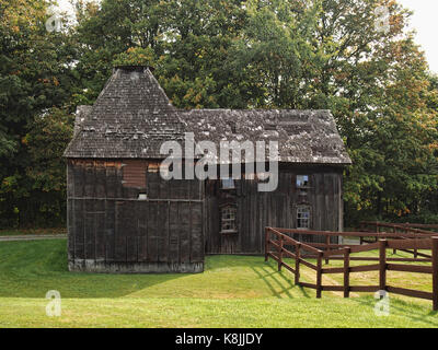 Verlassene Scheune Stockfoto