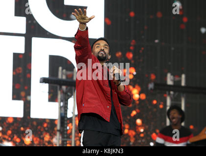 Bilder vom ersten Tag der V Festival im Hylands Park in Chelmsford, Essex, England am Samstag, den 19. August 2017 (Fotos von Ian Denergieanlagen/wann Mit): Craig David Wo: Essex, Großbritannien Wann: 20 Aug 2017 Quelle: WENN.com Stockfoto