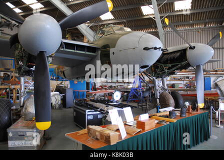 Vereinigtes Königreich, Shenley, London Colney, die de Havilland aircraft Museum, de Havilland Mosquito Stockfoto