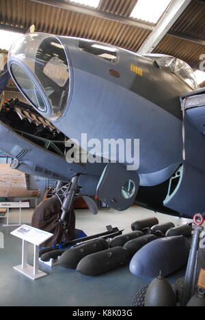 Vereinigtes Königreich, Shenley, London Colney, die de Havilland aircraft Museum, de Havilland Mosquito Stockfoto