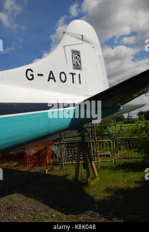 Vereinigtes Königreich, Shenley, London Colney, die de Havilland aircraft Museum, de Havilland Heron Stockfoto