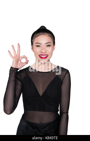 Okay Zeichen Stockfoto