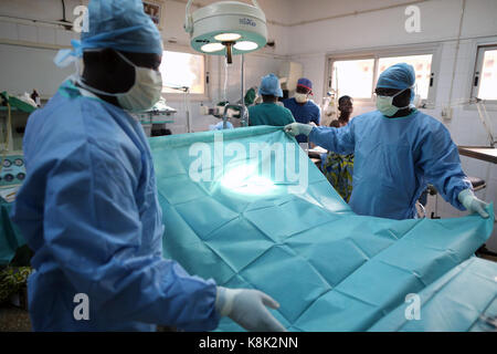 Afrika. Sotouboua Krankenhaus. Operationssaal. togo. Stockfoto