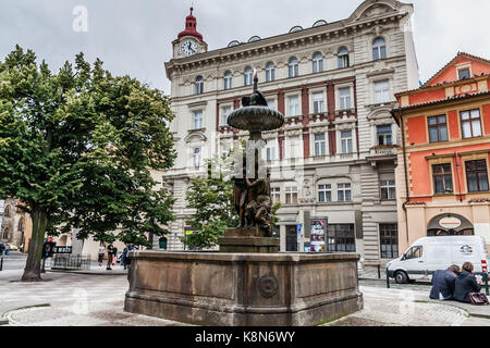 Wimmer's Brunnen in der Altstadt, Prag Stockfoto