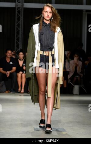 Mailänder Mann Fashion Week Spring Sommer. 2018 - Atshushi Nakashima fashion show Stockfoto