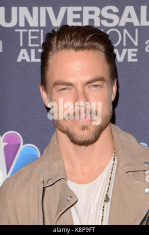West Hollywood, CA. 19 Sep, 2017. Derek Hough an NBC's "World of Dance" Feier an Delila am 19. September 2017 in West Hollywood, Kalifornien. Quelle: David Edwards/Medien Punch/Alamy leben Nachrichten Stockfoto