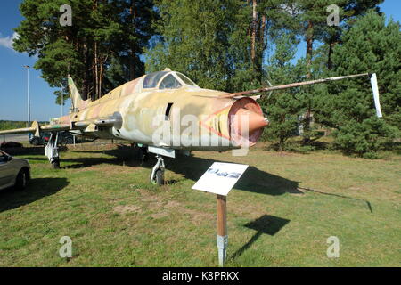 Sukov SU 22-sowjetischen Ära - DDR Militärflugzeuge Stockfoto