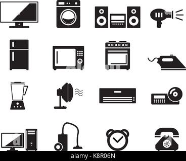 Home geräte Symbol Stock Vektor