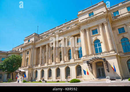 Muzeul National de Arta al Romaniei, das Nationale Kunstmuseum von Rumänien, Calea Victoriei, Bukarest, Rumänien Stockfoto