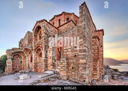 Agia Sofia Kirche im byzantinischen Oberstadt von Monemvasia in Griechenland Stockfoto