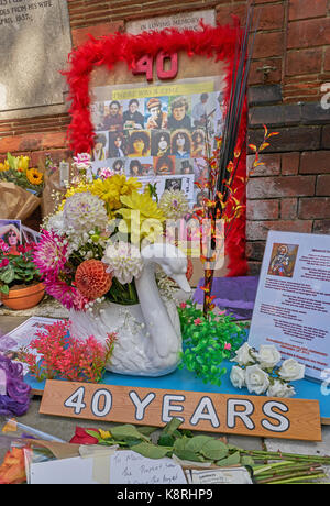 Marc Bolan gedenken Golders Green Stockfoto