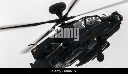 Army Air Corps Apache Kampfhubschrauber Stockfoto