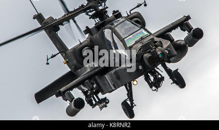 Army Air Corps Apache Kampfhubschrauber Stockfoto