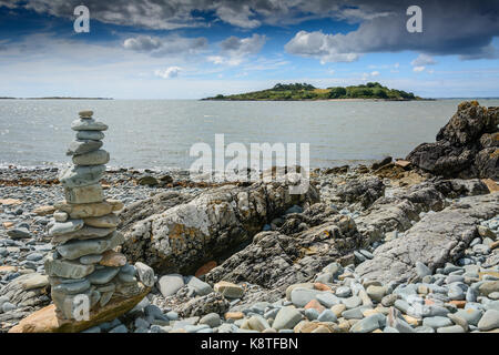 Ardwall Insel von carrick Ufer, bevor der Regen kam Stockfoto