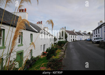 Architektur Port Charlotte Islay Schottland Stockfoto