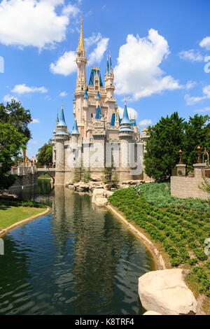 Märchenpalast in Walt Disney Magic Kingdom Theme Park in Orlando Florida, USA Stockfoto