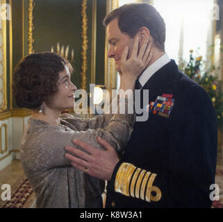 THE KING'S SPEECH 2010 Momentum Pictures Film mit Colin Firth und Helena Bonham-Carter Stockfoto