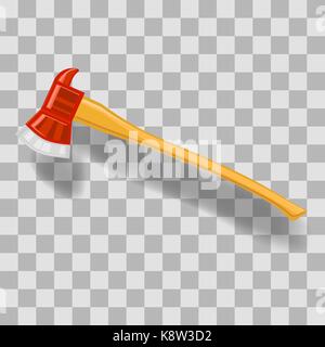 Vektor Feuerwehrmann axt Symbol Stock Vektor