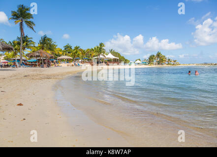 Der Strand von Nanny Cay, Britische Jungferninseln Stockfoto