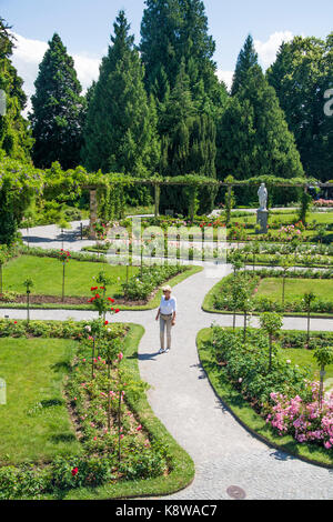 Garten Immobilien auf der Insel Mainau, Bodensee (Bodensee), Deutschland Stockfoto