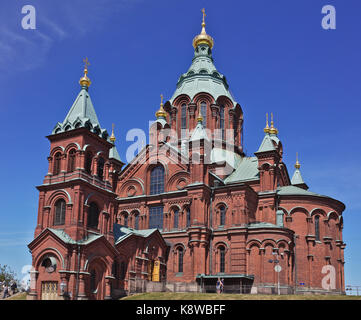 Uspenski Kathedrale, Helsinki Stockfoto