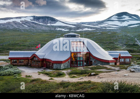 Die Arctic Circle Center, in der Nähe von Storjord, Storforshei, Norwegen, Skandinavien, Europa. Stockfoto