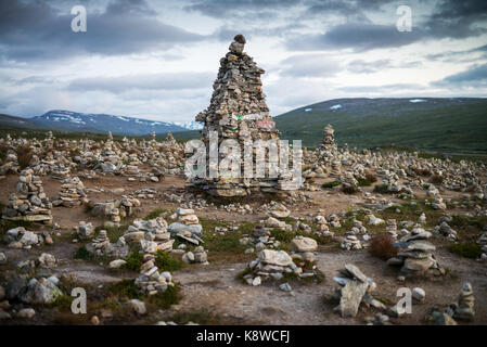 Die Arctic Circle Center, in der Nähe von Storjord, Storforshei, Norwegen, Skandinavien, Europa. Stockfoto