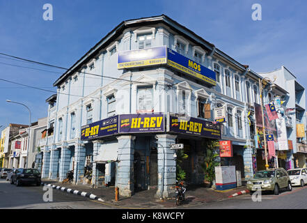 Ipoh, Malaysia - 17. September 2017: Street View in Little India in Ipoh, Hauptstadt von Perak. Stockfoto