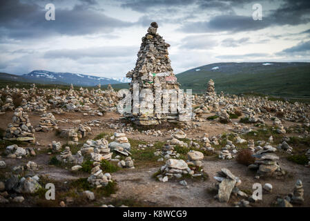 Die Arctic Circle Center, in der Nähe von Storjord, Storforshei, Norwegen, Skandinavien, Europa. Stockfoto
