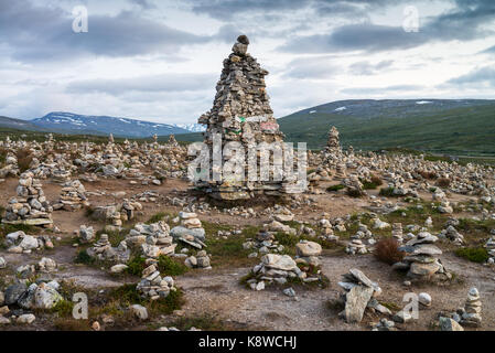 Die Arctic Circle Center, in der Nähe von Storjord, Storforshei, Norwegen, Skandinavien, Europa. Stockfoto