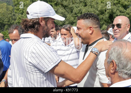 Ronaldo Nazario. Feliciano Lopez bei der Präsentation der 18 Golfturnier Stiftung Menorca-La Razon in Madrid Donnerstag, Sept. 21, 2017. Credit: Gtres Información más Comuniación auf Linie, S.L./Alamy leben Nachrichten Stockfoto