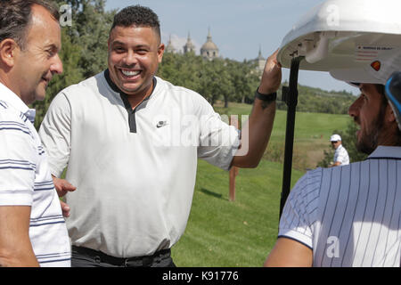 Ronaldo Nazario bei der Präsentation der 18 Golfturnier Stiftung Menorca-La Razon in Madrid Donnerstag, Sept. 21, 2017. Credit: Gtres Información más Comuniación auf Linie, S.L./Alamy leben Nachrichten Stockfoto