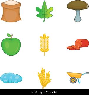 Eigene Symbole, Cartoon Stil Stock Vektor