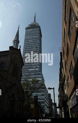 Latinoamericana Turm, Mexiko Stadt. Stockfoto