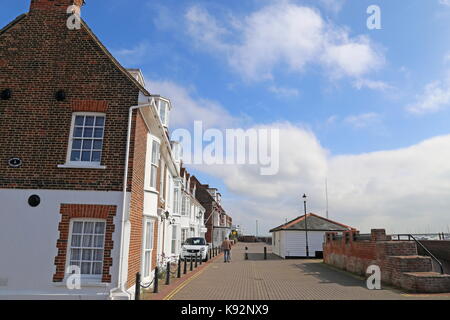 Am Kai, Burnham-on-Crouch, Maldon, Essex, England, Großbritannien, USA, UK, Europa Stockfoto