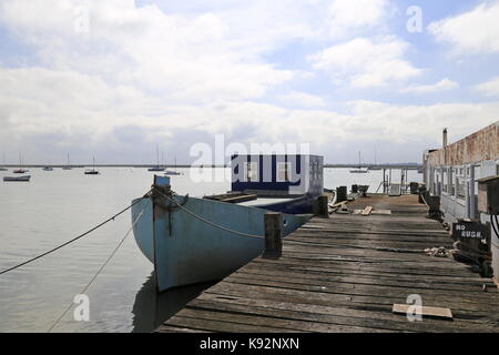 Am Kai, Burnham-on-Crouch, Maldon, Essex, England, Großbritannien, USA, UK, Europa Stockfoto