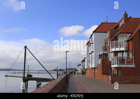 Am Kai, Burnham-on-Crouch, Maldon, Essex, England, Großbritannien, USA, UK, Europa Stockfoto