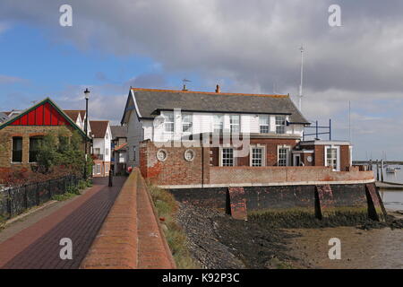 Am Kai, Burnham-on-Crouch, Maldon, Essex, England, Großbritannien, USA, UK, Europa Stockfoto