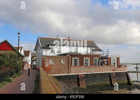 Am Kai, Burnham-on-Crouch, Maldon, Essex, England, Großbritannien, USA, UK, Europa Stockfoto