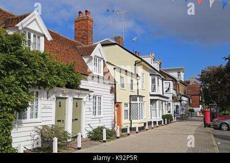 Stadtzentrum, High Street, Burnham-on-Crouch, Maldon, Essex, England, Großbritannien, USA, UK, Europa Stockfoto