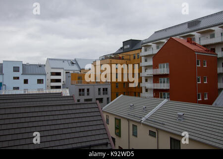 Vallastaden, Urban Living expo in Linköping, Schweden Stockfoto