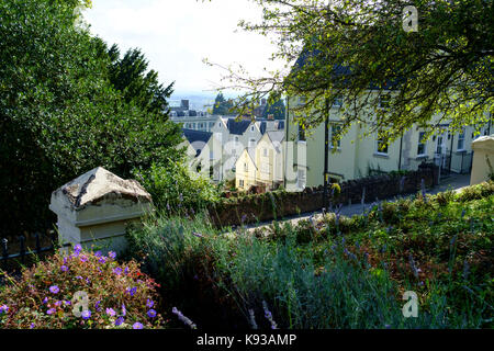 Um Great Malvern, einer kleinen Stadt in Worcestershire England Großbritannien Stockfoto