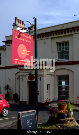 Um Great Malvern, einer kleinen Stadt in Worcestershire England Großbritannien Stockfoto