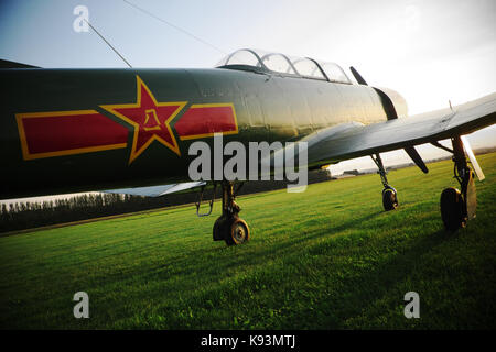 Nanchang CJ-6 Ausbildung Flugzeuge in China in den 60er Stockfoto