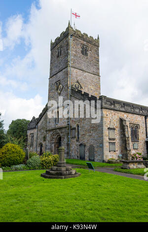 Die wunderschöne St. Marys Kirche in Kirkby Lonsdale Cumbria England United Kingdom Stockfoto