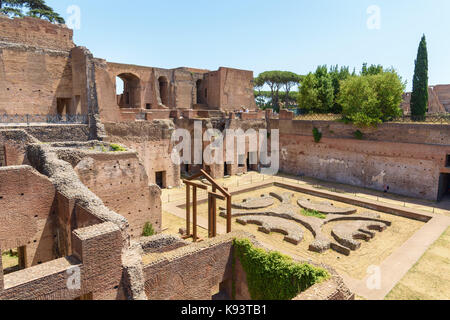 Domus Augustana, Palatino, Rom, Italien Stockfoto