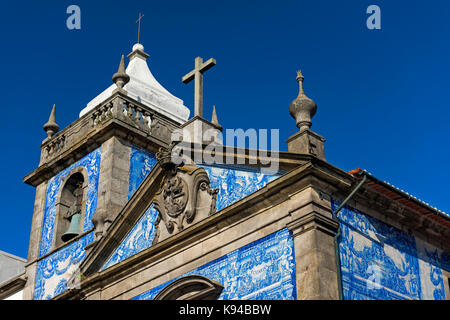 Almas Kapelle oder Santa Catarina Kapelle Porto Portugal Stockfoto