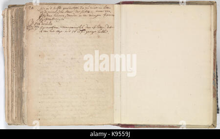 Korte verhandeling van de Gott, Mensch, De Welstand deszelvs KB 75 G 15 folium 433 v (links) Stockfoto