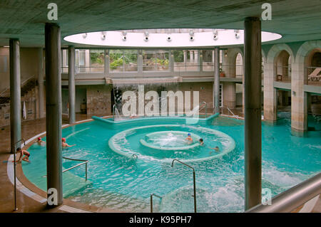 Balneario de Mondariz des 19. Jahrhunderts, Pontevedra Provinz, Region Galicien, Spanien, Europa Stockfoto