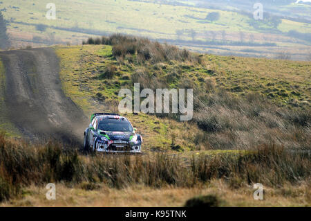 Dixies überqueren, auf halbem Weg 2. WRC 2011. Stockfoto